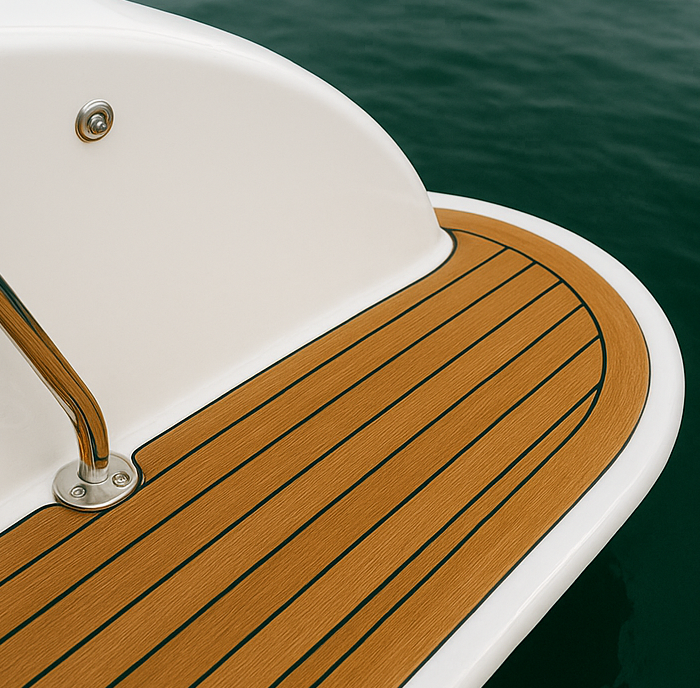 Before Teak Deck Restoration